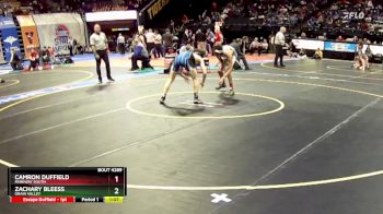 120 Class 4 lbs Semifinal - Camron Duffield, Parkway South vs Zachary Bleess, Grain Valley