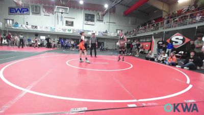 96 lbs Rr Rnd 2 - Kannon Guillet, Pocola Youth Wrestling vs Kash Earnhart, Roland Youth League Wrestling