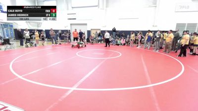 160 lbs Semifinal - Cale Boyd, Front Royal WC-MS vs James Hedrick, EP Rattlers-MS