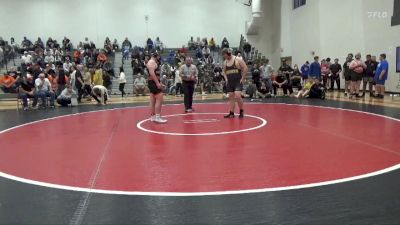 285 lbs Round 4 - Corbyn Padgett, Eddyville-Blakesburg-Fremont vs Brody Minster, Mediapolis