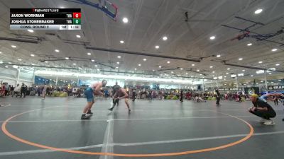 150 lbs Cons. Round 2 - Jaxon Workman, Unattached vs Joshua Stonebraker, Triangle WA