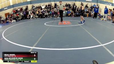 90 lbs Placement - Beau Seidel, East Noble TUF vs Bob Rousseve-Ross, Hobart Wrestling Club