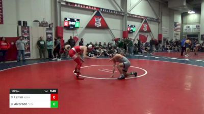 132 lbs Consi Of 16 #2 - Brent Lemm, Kerman vs Benny Alvarado, Clovis East