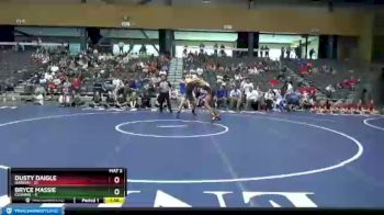 195 lbs Quarterfinals (8 Team) - Dusty Daigle, Harrah vs Bryce Massie, Cushing