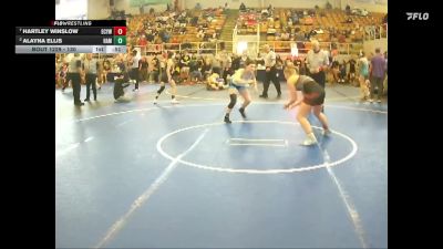 130 lbs 3rd Place Match - Alayna Ellis, Hamilton vs Hartley Winslow, Elgin Comets Youth Wrestling