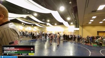 125 lbs Cons. Round 2 - Nathan Cefalo, Box Elder Stingers vs Caleb Lewis, Champions Wrestling Club