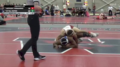 184 lbs Cons. Round 2 - Anthony Fernandez, Rhode Island College vs Ky`ell Roper, Johnson & Wales (RI)