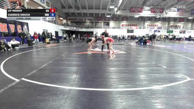 145 lbs Cons. Semi - Liv Weiber, Simon Fraser University vs Cadence Diduch, Iowa