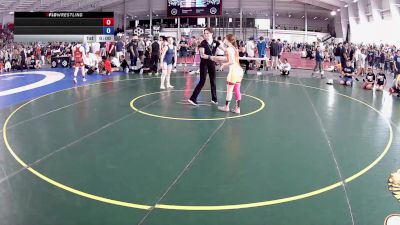 130 lbs Cons. Round 2 - Ashlin Stivers, Team Valkyrie Wrestling Club vs Sabina Charlebois, Illinois