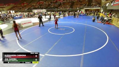 108 lbs Champ. Round 1 - Alessandra Carmona, California vs Zoe Zamora, Bloodline Wrestling