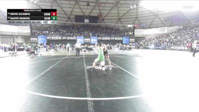 Boys 4A 120 lbs Cons. Round 1 - Dante Manuel, Skyline vs Kevin Ocampo, Sunnyside