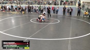 86 lbs Semifinal - Brian Mahoney, Mid Valley Wrestling Club vs Karter Marchant, Chugach Eagles Wrestling Club