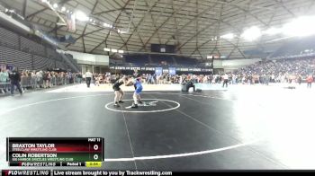 120 lbs Champ. Round 1 - Braxton Taylor, Steelclaw Wrestling Club vs Colin Robertson, Gig Harbor Grizzlies Wrestling Club