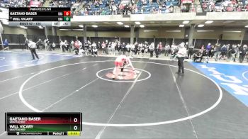 150 lbs Champ. Round 1 - Will Vicary, Unattached vs Gaetano Baser, Unattached