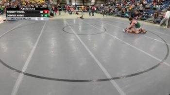 115 lbs 2nd Place Match - Cooper Auble, Governor Wrestling vs Beckett Svuba, Siouxland Wrestling Academy