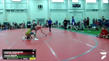 175 lbs Round 6 (8 Team) - Kamar Brown, U2 Upstate Uprising vs Connor Misenheimer, Combat Athletics Red