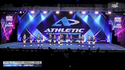 Cheer Factor - DESTINY [2026 L2 Junior - Small Day 2] 2026 Athletic Championships Grand Nationals