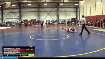 174 lbs Quarterfinal - David McCullough, U.S. Coast Guard Academy vs Izaake Zuckerman, New York University