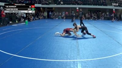 85 lbs Cons. Round 3 - Qc Schuldt, Dakota Boyz vs Sawyer Ryks, Berge Elite Wrestling Academy