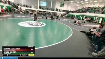 120 lbs Cons. Round 1 - Kaleb Gunter, Green River vs Loomis Alexander, Greybull/Riverside