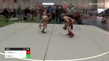 98 lbs 3rd Place - Colten Ostrom, Western Slope Elite vs Ryland Moss, Grindhouse WC