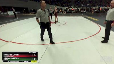 5A-170 lbs Quarterfinal - Daschle Lamer, Crescent Valley vs Isaiah Parsons, Canby
