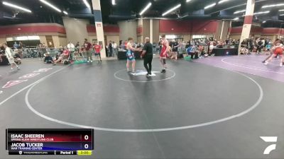 215 lbs Semifinal - Isaac Sheeren, Spring Klein Wrestling Club vs Jacob Tucker, WAR Training Center