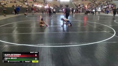 73 lbs Quarterfinal - Alivia Deterding, Sparta Junior Bulldogs vs Freya Bruce, TWC