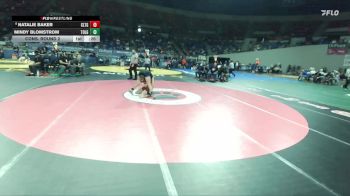 4A/3A/2A/1A Girls 125 Cons. Round 2 - Natalie Baker, Clatskanie Girls vs Mindy Blomstrom, Toledo Girls