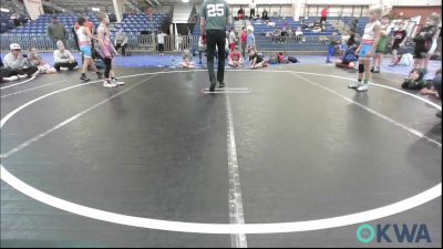 67 lbs Rr Rnd 5 - Barrett Homer, Comanche Takedown Club vs Ronix Wright, Powerhouse Gold