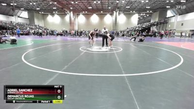 132 lbs Cons. Round 1 - Adriel Sanchez, Garden City HS vs Demarcus Rojas, Valley Center HS