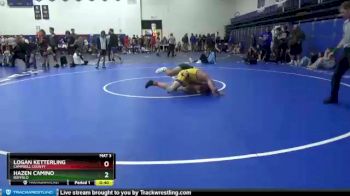 160 lbs Cons. Round 3 - Hazen Camino, Buffalo vs Logan Ketterling, Campbell County