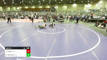 122 lbs Quarterfinal - Logan Dotta, Egwa vs Raymond McIntire, Nighthawks WC