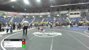 106 lbs Consi Of 4 - Blake Eddy, GI Grapplers vs Ace Arnold, Saratoga Wrestling