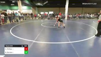 95 lbs Round Of 64 - Oliver Phillips, TN vs Nicholas Sorrow, MI