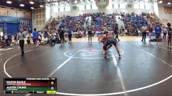 144 lbs Semifinal - Austin Chung, Lake Gibson vs Mason Basile, Tampa Bay Tiger Wrestling