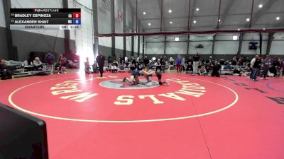 Junior Boys GR - 157 lbs Quarters - Bradley Espinoza, CA vs Alexander Khait, WA