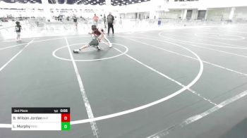 82 lbs 3rd Place - Bradyn Wilson Jordan, Mat Demon WC vs Liam Murphy, Reign WC