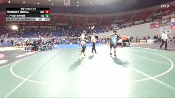 3A Boys 285 lbs Cons. Round 2 - Ryder Swaim, Pleasant Hill Boys vs Fernando Medina, Riverside (Boardman) Boys