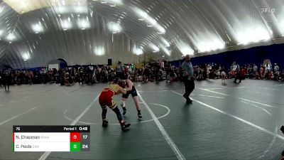 76 lbs Round 3 (10 Team) - Camden Poole, DWA vs Nathyn Chapman, Brawler Elite