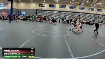 130 lbs Round 6 (8 Team) - Tristan Lenaghan, Top Dawg Academy vs Parker Suffridge, Crossroads Wrestling