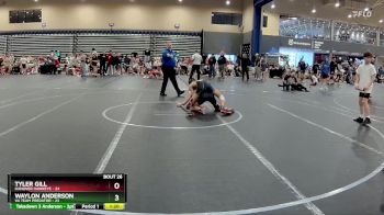 115 lbs Round 7 (8 Team) - Tyler Gill, Hanover Hawkeye vs Waylon Anderson, VA Team Predator