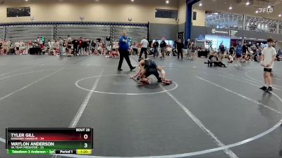 115 lbs Round 7 (8 Team) - Tyler Gill, Hanover Hawkeye vs Waylon Anderson, VA Team Predator