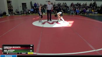 106 lbs Round 2 - Christian Beckwith, New Hope HS vs Nas Jackson, Cherokee County