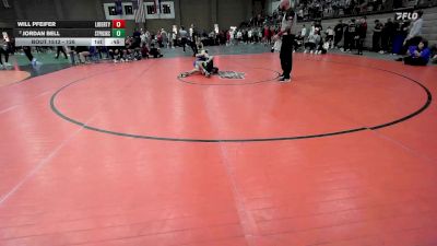 126 lbs Cons. Semi - Will Pfeifer, Liberty vs Jordan Bell, St. Pius X (Kansas City)