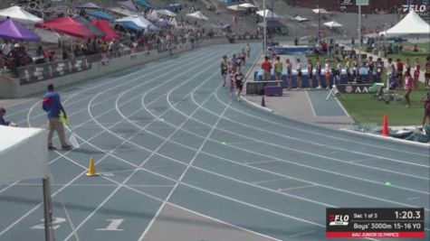 2026 AAU Junior Olympic Games - Youth Boys' 3k, Semi-Finals 1 - Age 15-16
