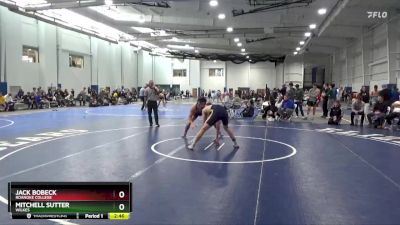 165 lbs Cons. Round 4 - Mitchell Sutter, Wilkes vs Jack Bobeck, Roanoke College