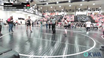 119 lbs Consi Of 4 - Lane Scott, Tahlequah Middle School vs Cody Honeycutt, Wagoner Takedown Club