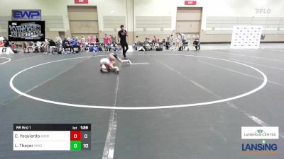 79 lbs Rr Rnd 1 - Collin Ysquierdo, Askren Wrestling Academy - (C) vs Landon Thayer, MWC Wrestling Academy