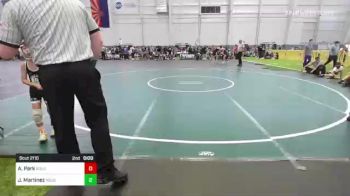 53 lbs Semifinal - Andersen Park, Rough House vs Johnnatan Martinez, Roughriders